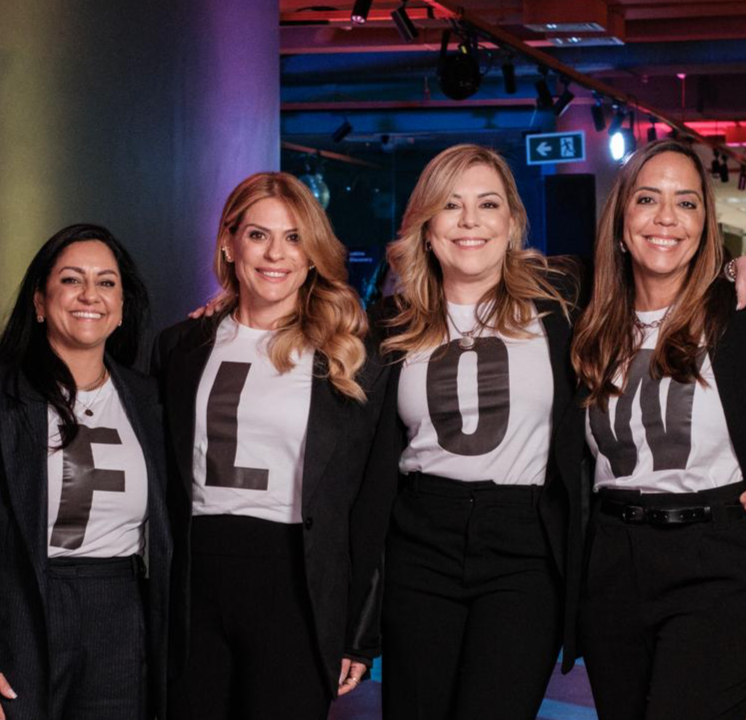 Andrea Rezende, Livia Corujeira, Michelle Torres e Paula Abnader